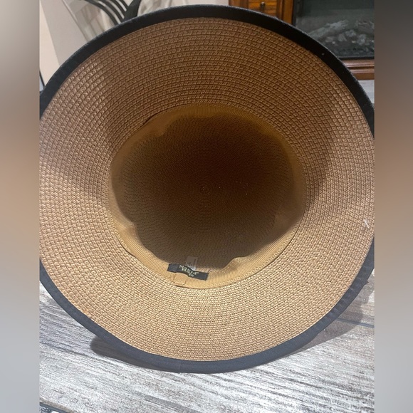 Summer Bow Hat Packable NWT Tan/black UPF 50+ One Size - Picture 2 of 10